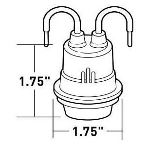 Crouse-Hinds 201 1-Hole Conduit Clamp, 3/4 in Conduit, Steel