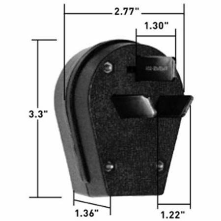 125/250 VAC 30/50 A 10-30P/10-50P, Legrand North America LLC 3861 Straight Blade Dual Power Attachment Plug, Black