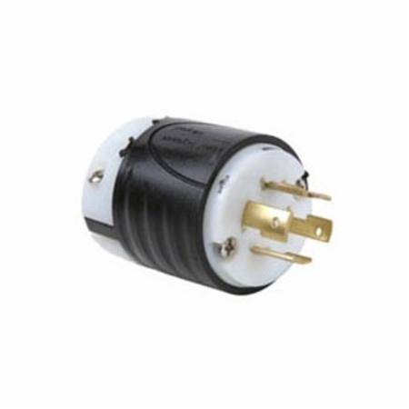 480 VAC 20 A L16-20P, Legrand North America LLC L1620P Turnlok® Locking Device Plug