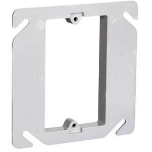 4", Legrand North America LLC RC1 SLATER® Square Box Cover, Raised