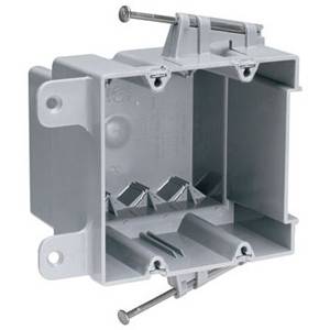 35 Cu Inch, Legrand North America LLC S235RAC SLATER® Switch and Outlet Box, 2-Gang