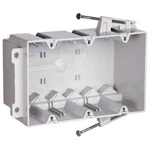 54 Cu Inch, Legrand North America LLC S354RAC SLATER® Switch and Outlet Box, 3-Gang