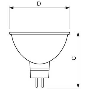 Philips Lighting 378034 Halogen Low Voltage Reflector Lamp