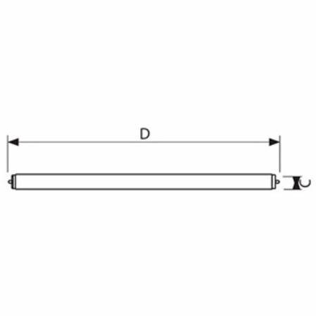 Philips 363218 Slimline Fluorescent Lamp, 39 W, 1-Pin FA8 Linear Fluorescent Lamp, 2950 Lumens, 4100 K, 48 in L