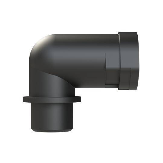 PMA ALWD-M162 1-Piece Conduit Elbow With Integral Cone Seal, M16x1.5 Trade, 90 deg, Polyamide 6