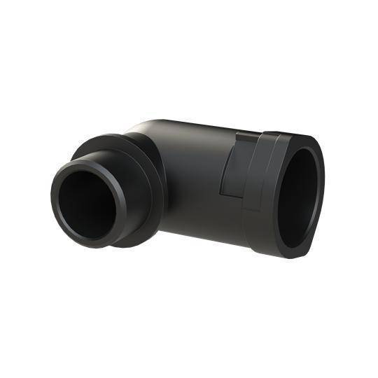 PMA ALWD-M207 Conduit Elbow With Integral Cone Seal, M20x1.5/NW17 Trade, 90 deg, Polyamide 6
