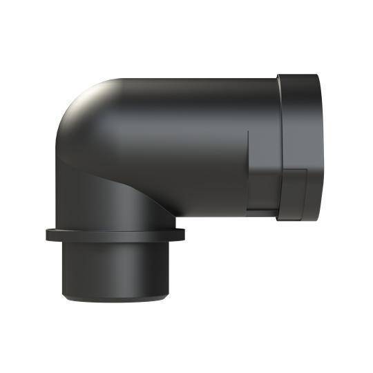 PMA ALWD-M207 Conduit Elbow With Integral Cone Seal, M20x1.5/NW17 Trade, 90 deg, Polyamide 6