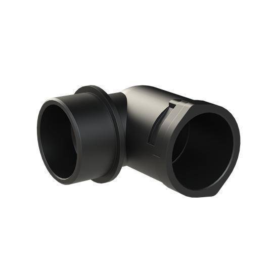 PMA ALWD-M409 1-Piece Conduit Elbow With Integral Cone Seal, M40x1.5 Trade, 90 deg, Polyamide 6