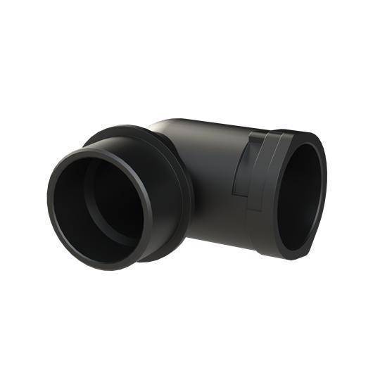 PMA ALWD-M409 1-Piece Conduit Elbow With Integral Cone Seal, M40x1.5 Trade, 90 deg, Polyamide 6