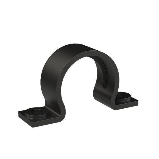 PMA PMAFIX BGH-23 1-Piece Type GH Tube Clamp, NW23 Conduit, Polyamide 6/Plastic