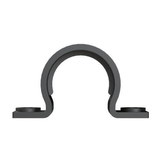PMA PMAFIX BGH-23 1-Piece Type GH Tube Clamp, NW23 Conduit, Polyamide 6/Plastic