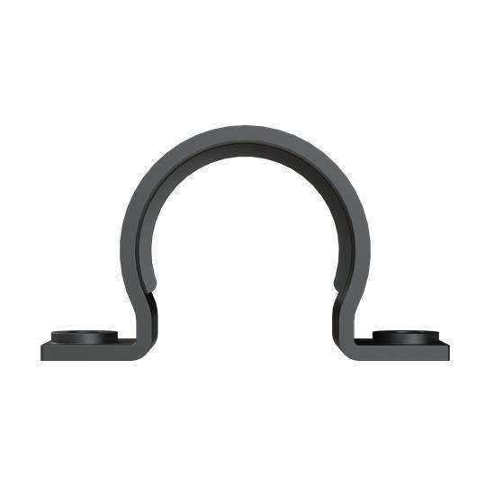 PMA BGH-36 1-Piece Type GH Tube Clamp, NW36 Conduit, Nylon 6/Polyamide 6