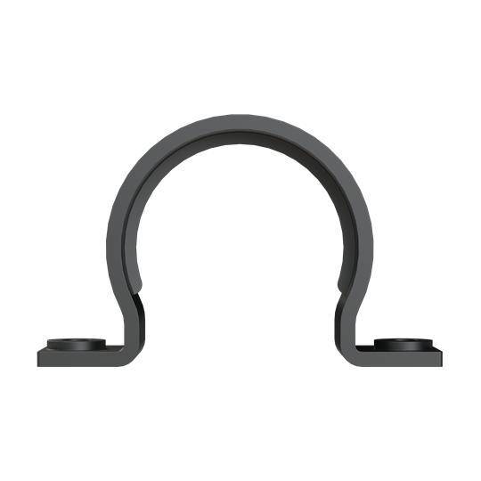 PMA BGH-48 1-Piece Type GH Tube Clamp, NW48 Conduit, Nylon 6/Polyamide 6