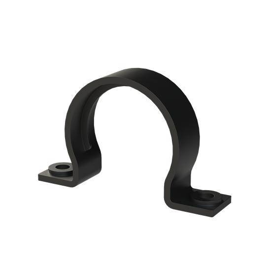 PMA PMAFIX BGH-56 1-Piece Type GH Tube Clamp, NW56 Conduit, Polyamide 6/Plastic