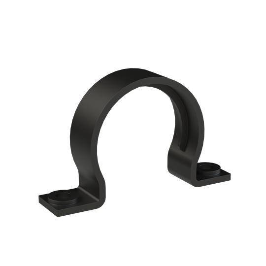 PMA PMAFIX BGH-56 1-Piece Type GH Tube Clamp, NW56 Conduit, Polyamide 6/Plastic