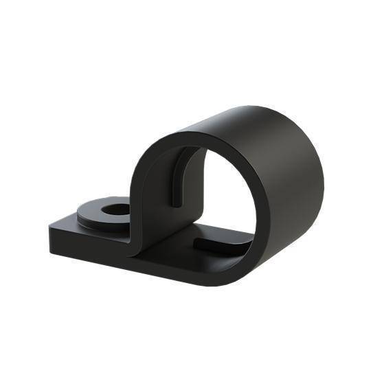 PMA PMAFIX BGL-10 1-Piece Type GL Tube Clamp, NW10 Conduit, Polyamide 6/Plastic