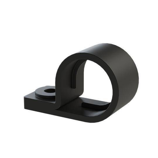PMA PMAFIX BGL-12 1-Piece Type GL Tube Clamp, NW12 Conduit, Polyamide 6/Plastic