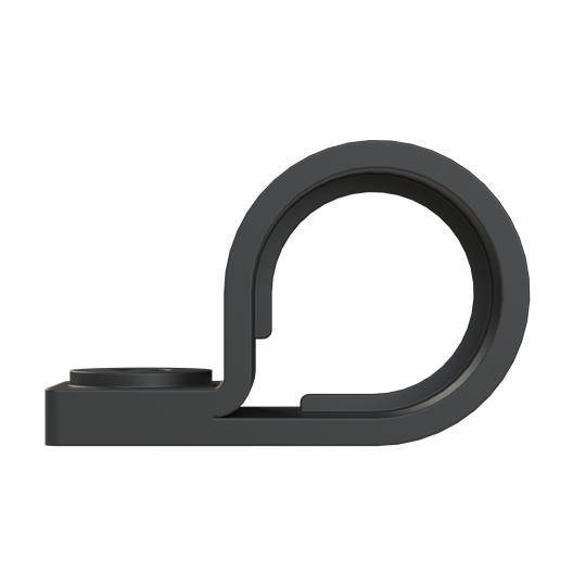 PMA PMAFIX BGL-12 1-Piece Type GL Tube Clamp, NW12 Conduit, Polyamide 6/Plastic