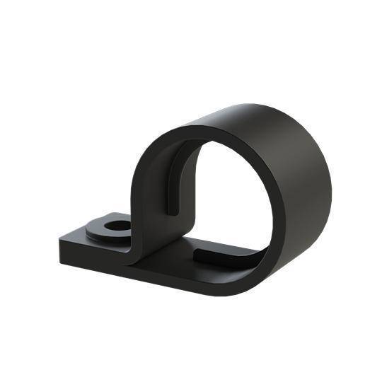 PMA PMAFIX BGL-17 1-Piece Type GL Tube Clamp, NW17 Conduit, Polyamide 6/Plastic