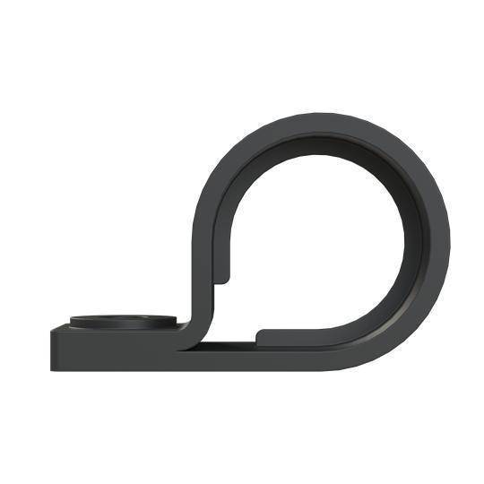 PMA PMAFIX BGL-17 1-Piece Type GL Tube Clamp, NW17 Conduit, Polyamide 6/Plastic