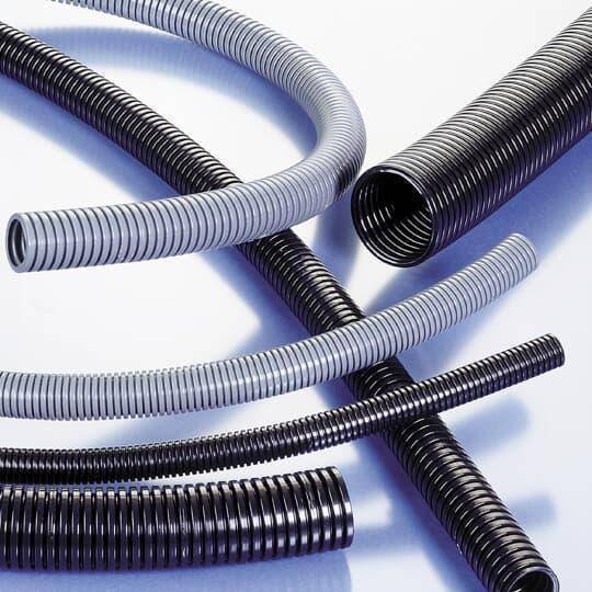 PMA PIHG-95B.10 Coarse Profile Medium/Heavy Duty Flexible Conduit, NW95 Trade, 91.3 mm ID x 4.17 in OD, 10 m L, Polyamide/Nylon 12