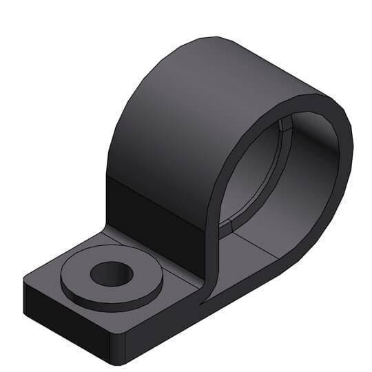 PMA PMAFIX SGL-07 1-Piece Type GL Tube Clamp, NW07 Conduit, Polyamide 6/Plastic