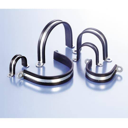 PMA SGS-48 1-Piece Type SGS Tube Clamp, NW48 Conduit, Elastomer/Galvanized Steel