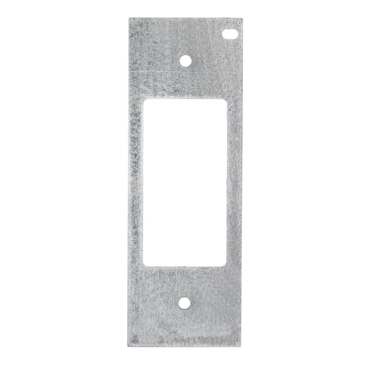 PREMISE WIRING ScrubShield® FB10MPREC CFB10 Single Duplex Decorator Opening Mounting Plate, 1 Gangs, Stamped Steel