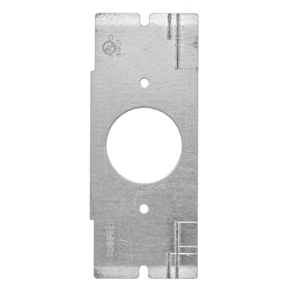 PREMISE WIRING ScrubShield® FBMP139 Standard Mounting Plate, 1 Gangs, Stamped Steel