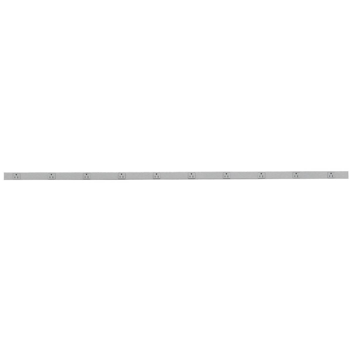 Hubbell® PlugTrak® HBLALU20GB506 Single Circuit Metallic Raceway, 5 ft L, Aluminum