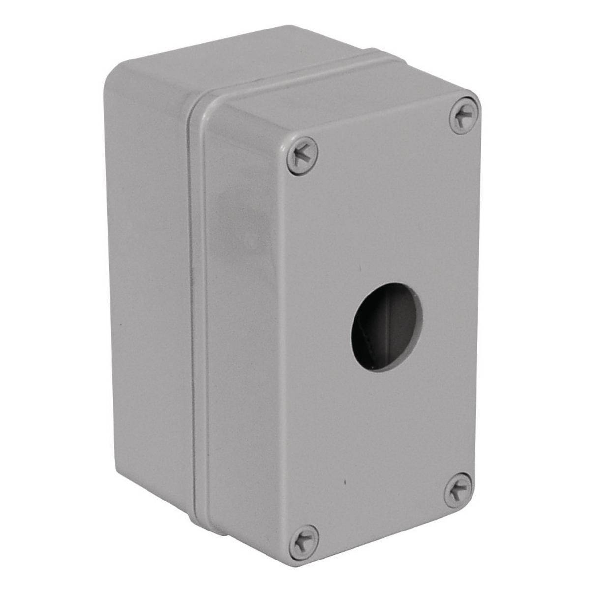 Bryant Electric PREMISE WIRING HI14XGY High Impact Surface Mount Box, 1 Port, Surface Mount, Thermoplastic, Gray