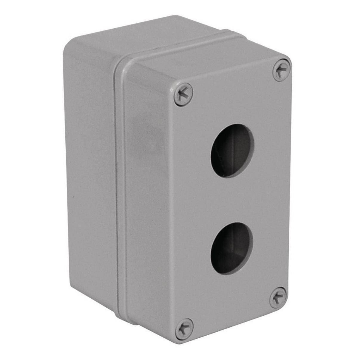 Bryant Electric PREMISE WIRING HI24XGY Surface Mount Box, 2 Ports, Surface Mount, Thermoplastic, Gray