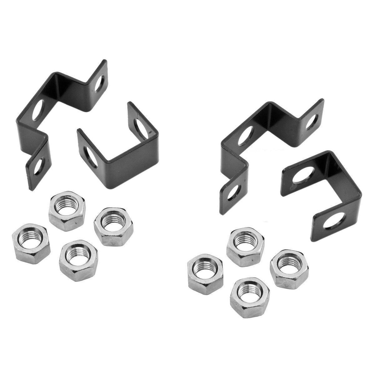 Wiring Device-Kellems HLCF Heavy Duty Mounting Bracket, For Use With NEXTFRAME® Ladder Rack, Ceiling Mounting Kit, 5.9 in L, Steel, Black