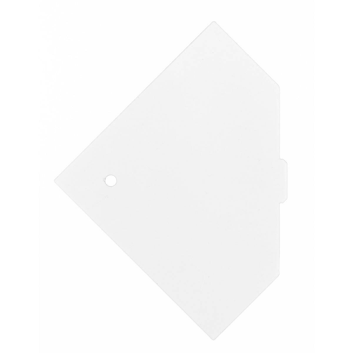 PREMISE WIRING SystemOne™ RAFB4SPBLANK Blank Standard Sized Floor Box Device Plate, 3.59 in L x 3.59 in W, 4 Gangs, Aluminum