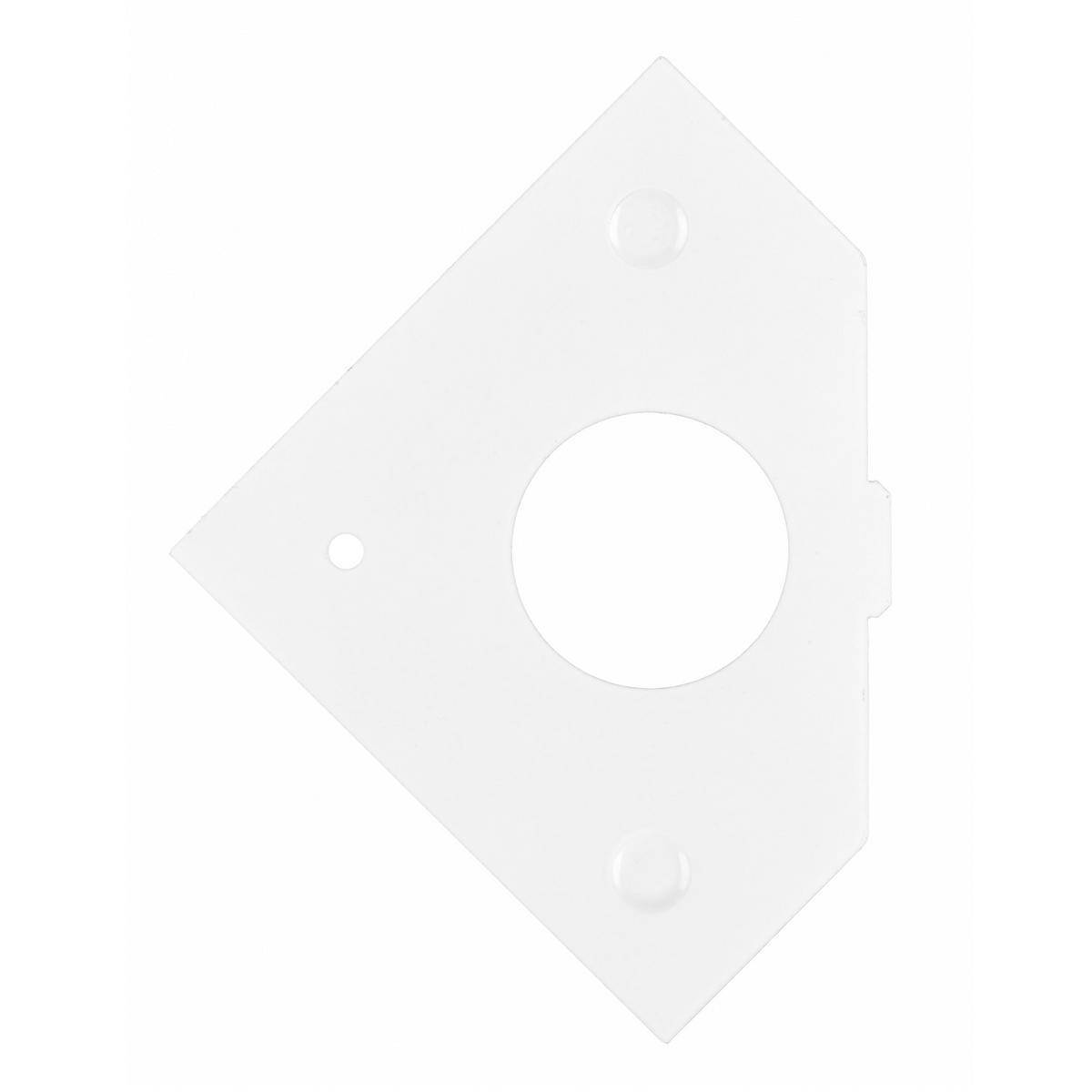 Wiring Device-Kellems SystemOne ScrubShield® Twist-Lock® RAFB4SPTL16 Standard Sized Sub Plate With (1) Twist-Lock® 1.6 in Diameter Opening, Galvanized Stamped Steel
