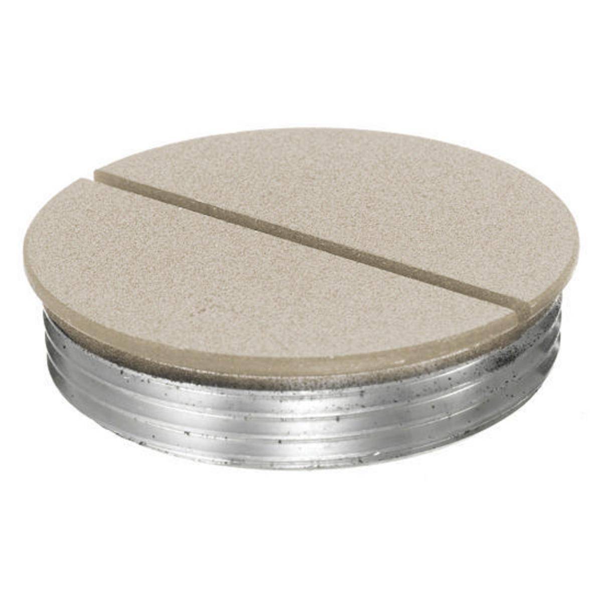 Wiring Device-Kellems SystemOne S1FP15AL Replacement Standard Sized Flush Plug, For Use With S1SPFFx, S1SPFFTx Furniture Feed Cover, 1-1/2 in NPT, Cast Aluminum