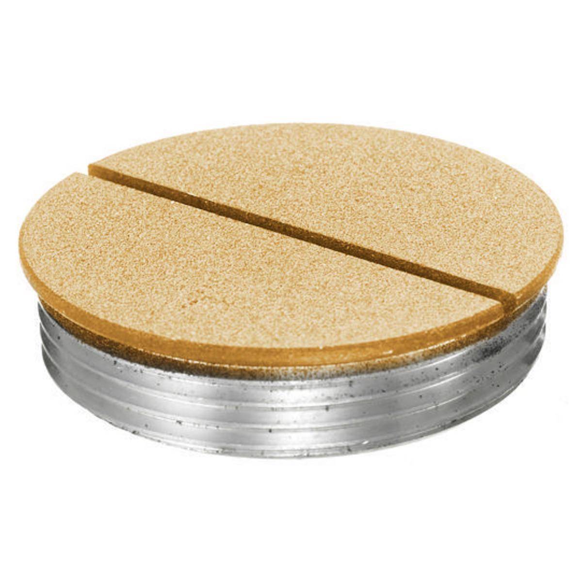 PREMISE WIRING SystemOne® S1FP15BRS Replacement Standard Sized Flush Plug, 1-1/2 in NPT, Metallic
