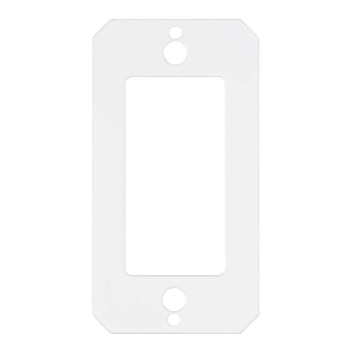 Wiring Device-Kellems SystemOne S1R10CSPD Standard Center Sub Plate With Style Line® Decorator Opening, 4.18 in L x 2.22 in W x 0.06 in D, Steel