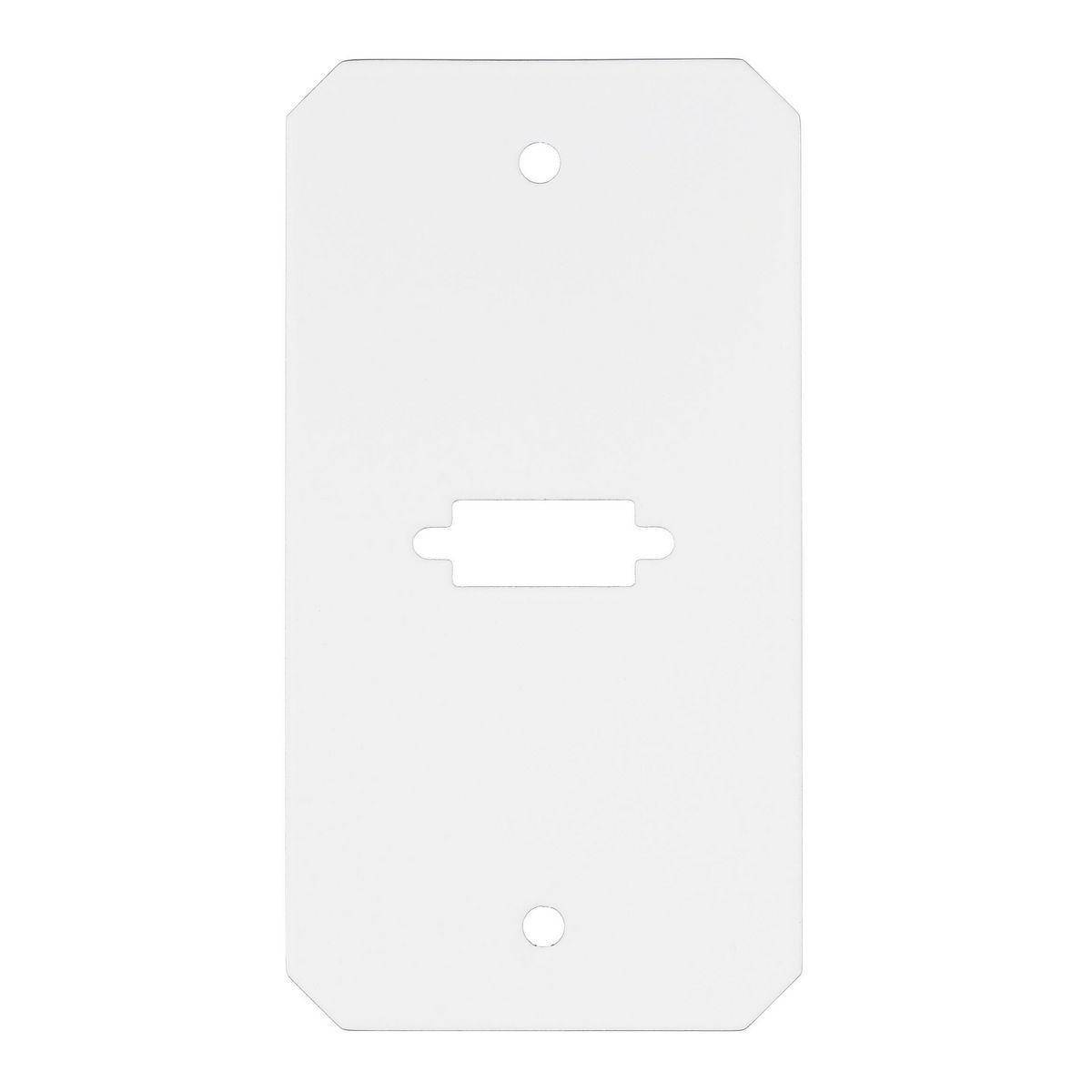 Wiring Device-Kellems SystemOne S1R10CSPH Standard Center Sub Plate With (2) VGA, 4.18 in L x 2.22 in W x 0.06 in D, Steel