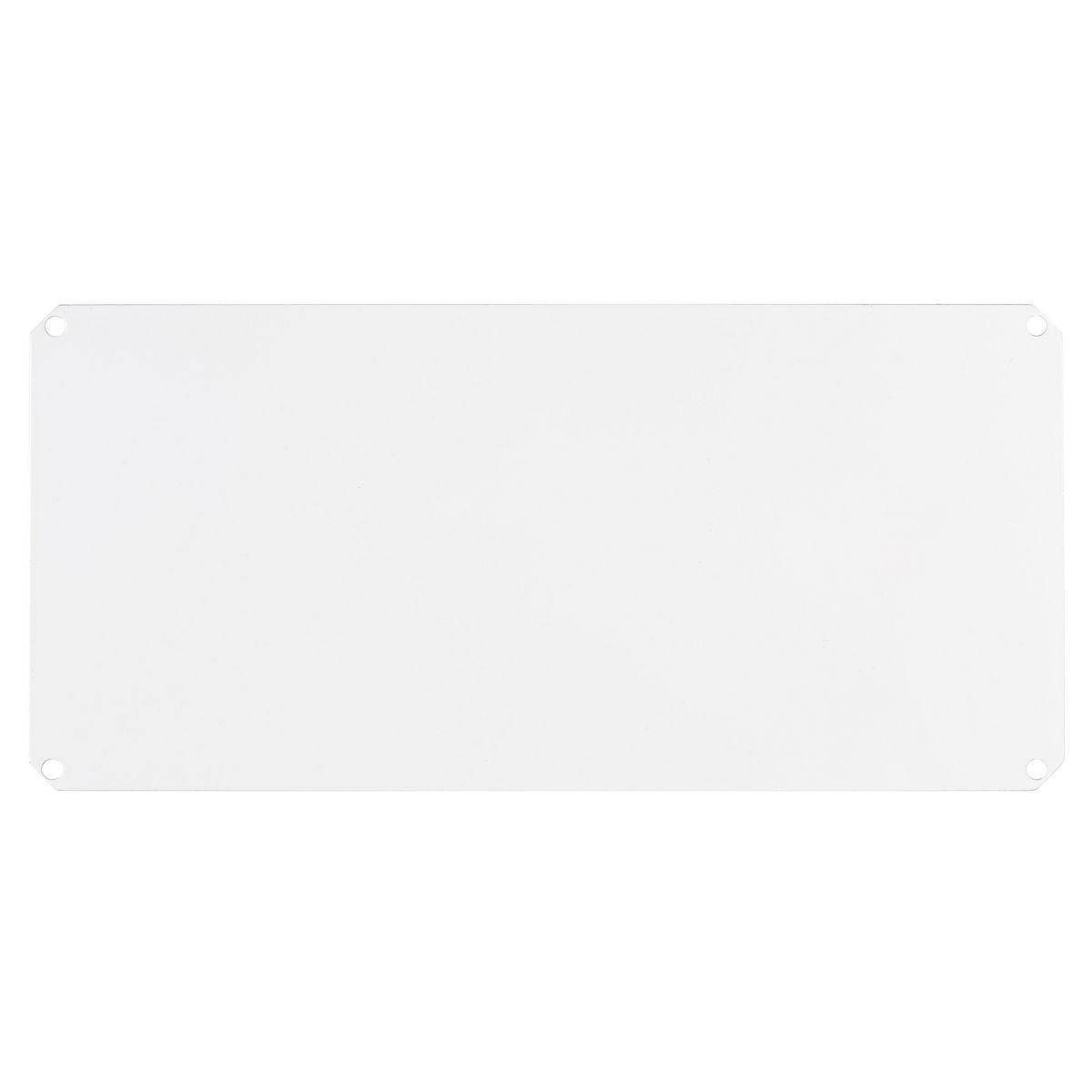 Wiring Device-Kellems SystemOne S1R10CSPQ Standard Blank NEMA Spacing Center Sub Plate With (2) Decorator Opening, 4.18 in L x 8.9 in W x 0.06 in D, Steel