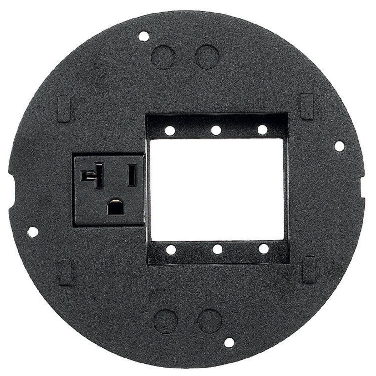 PREMISE WIRING S1SPEXT1 Fabricated Standard Sub-Plate, 5.36 in Dia, 6.26 in W, Composite