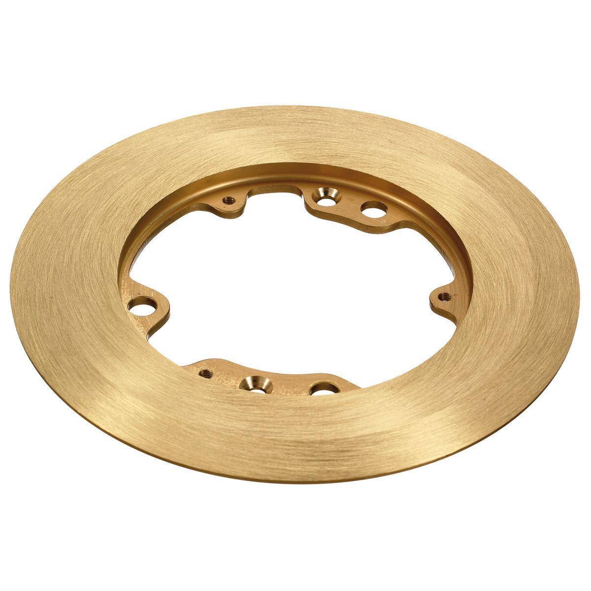 PREMISE WIRING S3082 Round Standard Carpet Flange, 6-1/4 in Dia, Brass