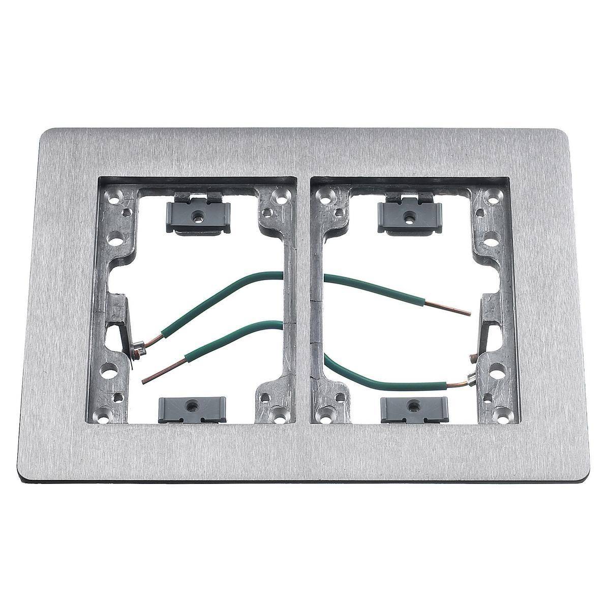 Wiring Device-Kellems SA3084WM1 Floor Box Flange, Aluminum