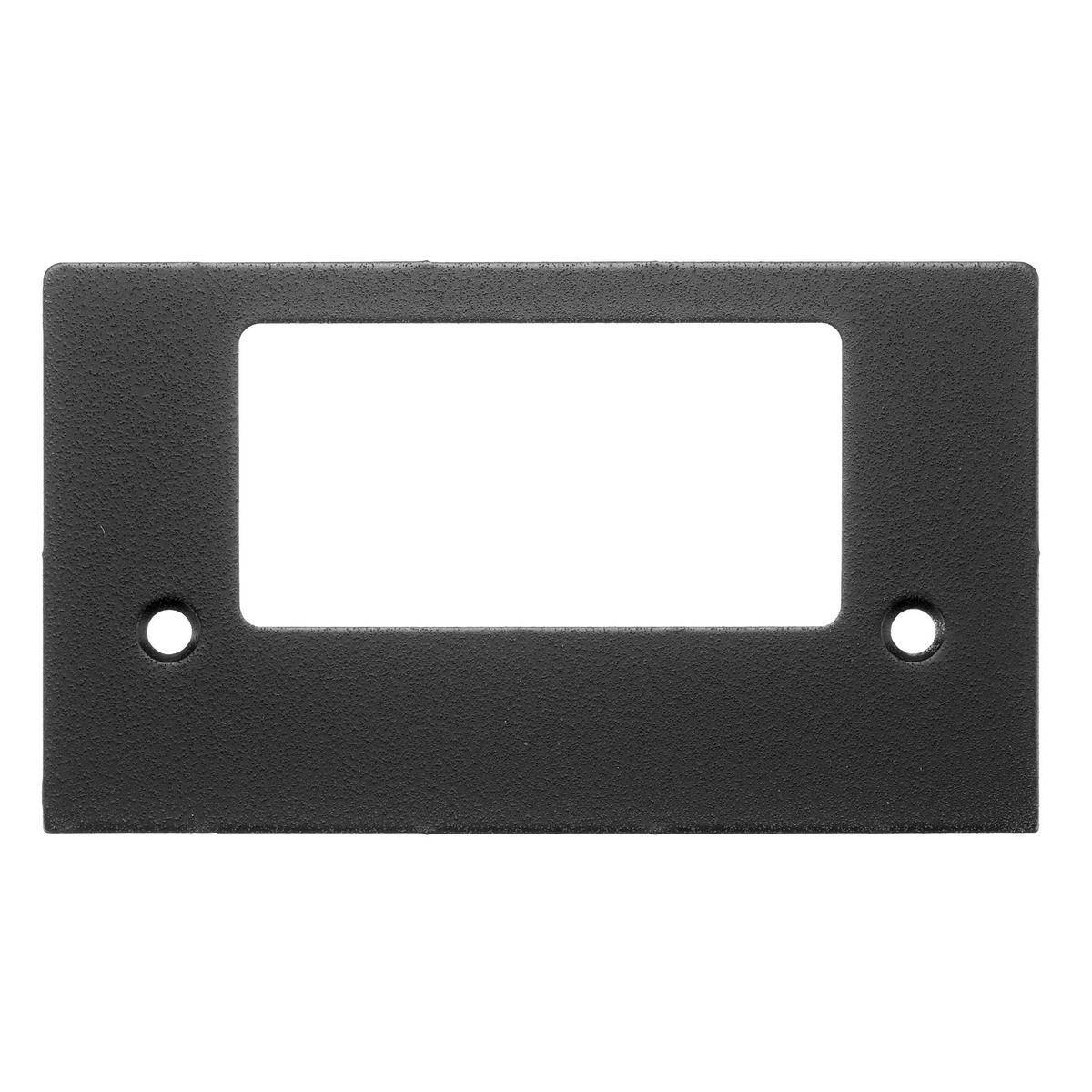 Wiring Device-Kellems SS2309SLBKA Pedestal Standard Pedestal Poke-Through Faceplate, 2.51 in L x 4.39 in W, Aluminum