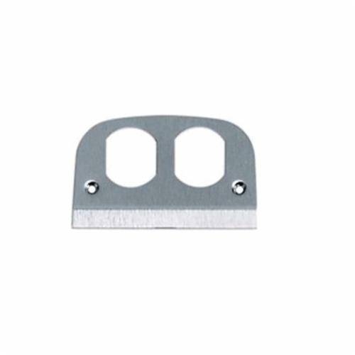 PREMISE WIRING SS309D Lo-Con Duplex Rectangular Standard Device Plate, 4.15 in L x 2.53 in W, 1 Gangs, Stainless Steel