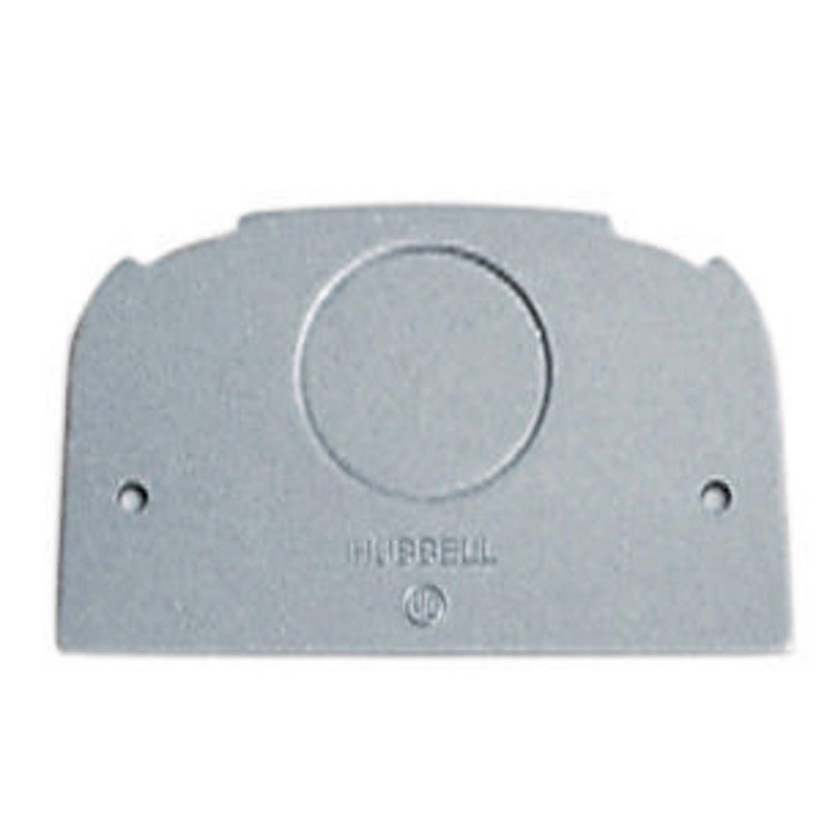 Wiring Device-Kellems SS309SF1 Lo-Con Standard Sized Faceplate, 4.16 in L x 2.53 in W, Aluminum