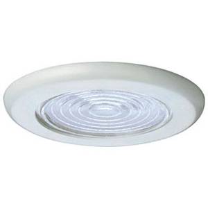 6" Round Aperture, Hubbell Incorporated P8011-60 Recessed Lighting Trim, White