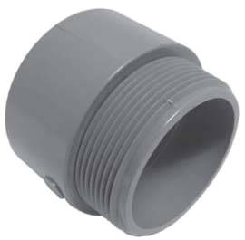 5" PVC Threaded Male Conduit Terminal Adapter