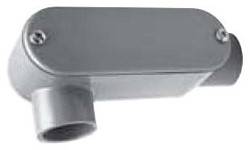 1-1/4" Rectangular Type LR Cover and Zinc Plated Steel Screw