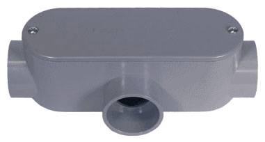 1/2" Rectangular Type T Cover and Zinc Plated Steel Screw